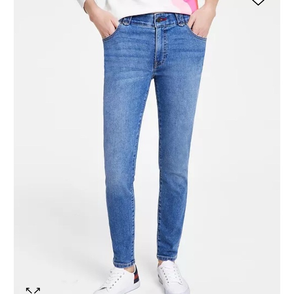 Hilfiger Women’s Denim Skinny Mid Rise Blue Jeans Sz 6 - Picture 1 of 7